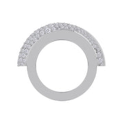 Moissanite studded Luxury statement Oura Ring Jacket