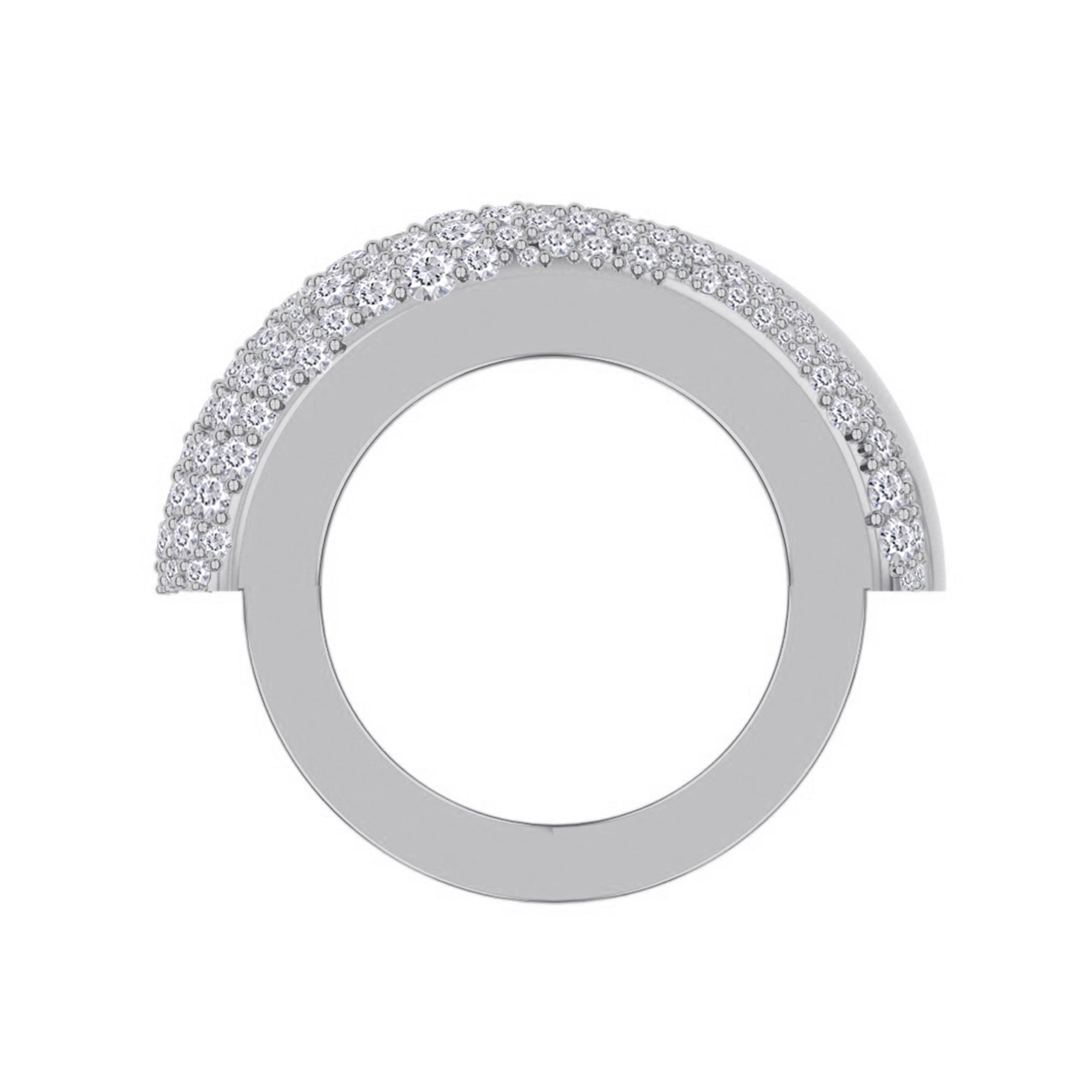 Moissanite studded Luxury statement Oura Ring Jacket