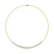 Bib Chain Necklace Lab Grown Diamond