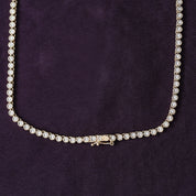 Lab Created Moissanite Tennis Miracle Set Necklace