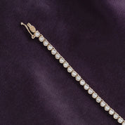 Lab Created Moissanite Tennis Miracle Set Necklace