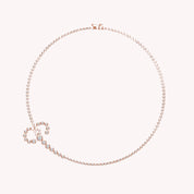 Tennis Necklaces Bezel Set In Lab Grown Diamond