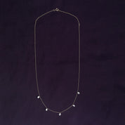 Five Stone Lab Grown Diamond Station Necklace