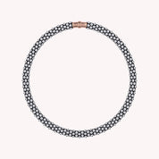 Snake Choker-Style Necklace Sparkling Lab Grown Diamond