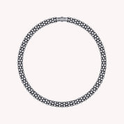Snake Choker-Style Necklace Sparkling Lab Grown Diamond