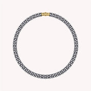 Snake Choker-Style Necklace Sparkling Lab Grown Diamond