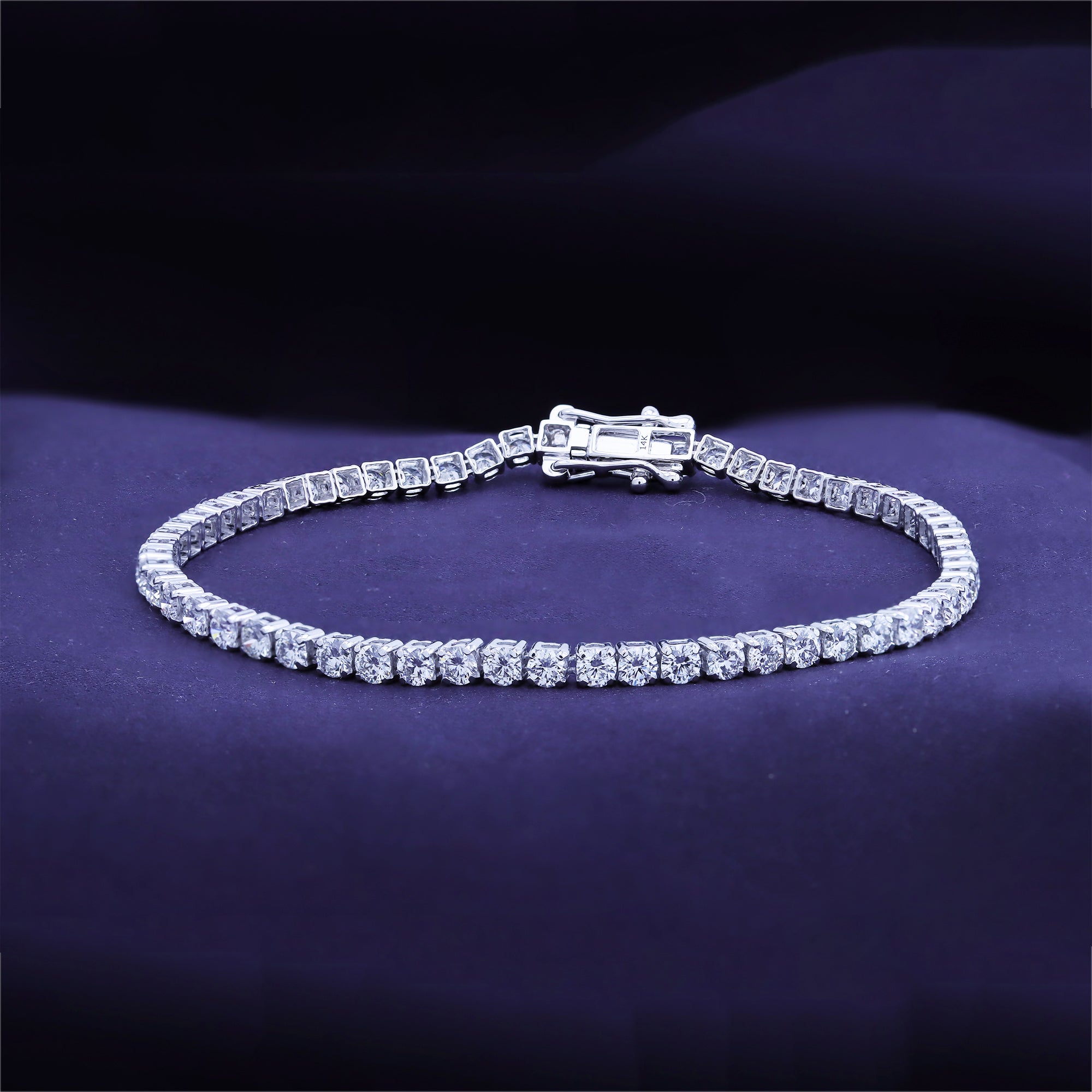 Lab grown Diamond Tennis Bracelet