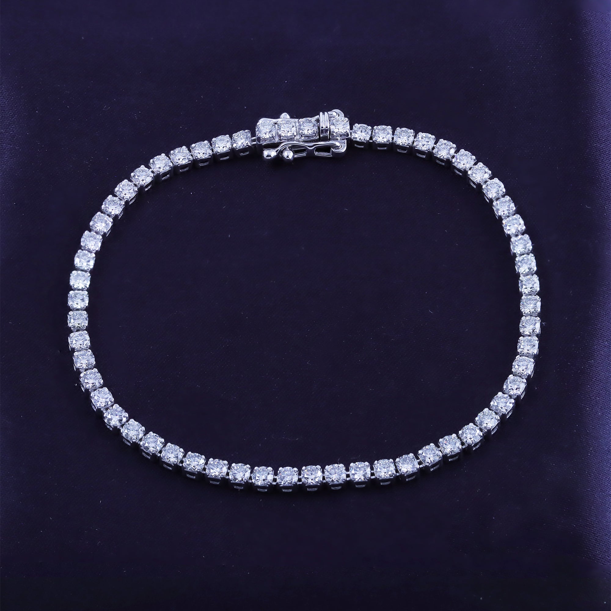 Lab grown Diamond Tennis Bracelet