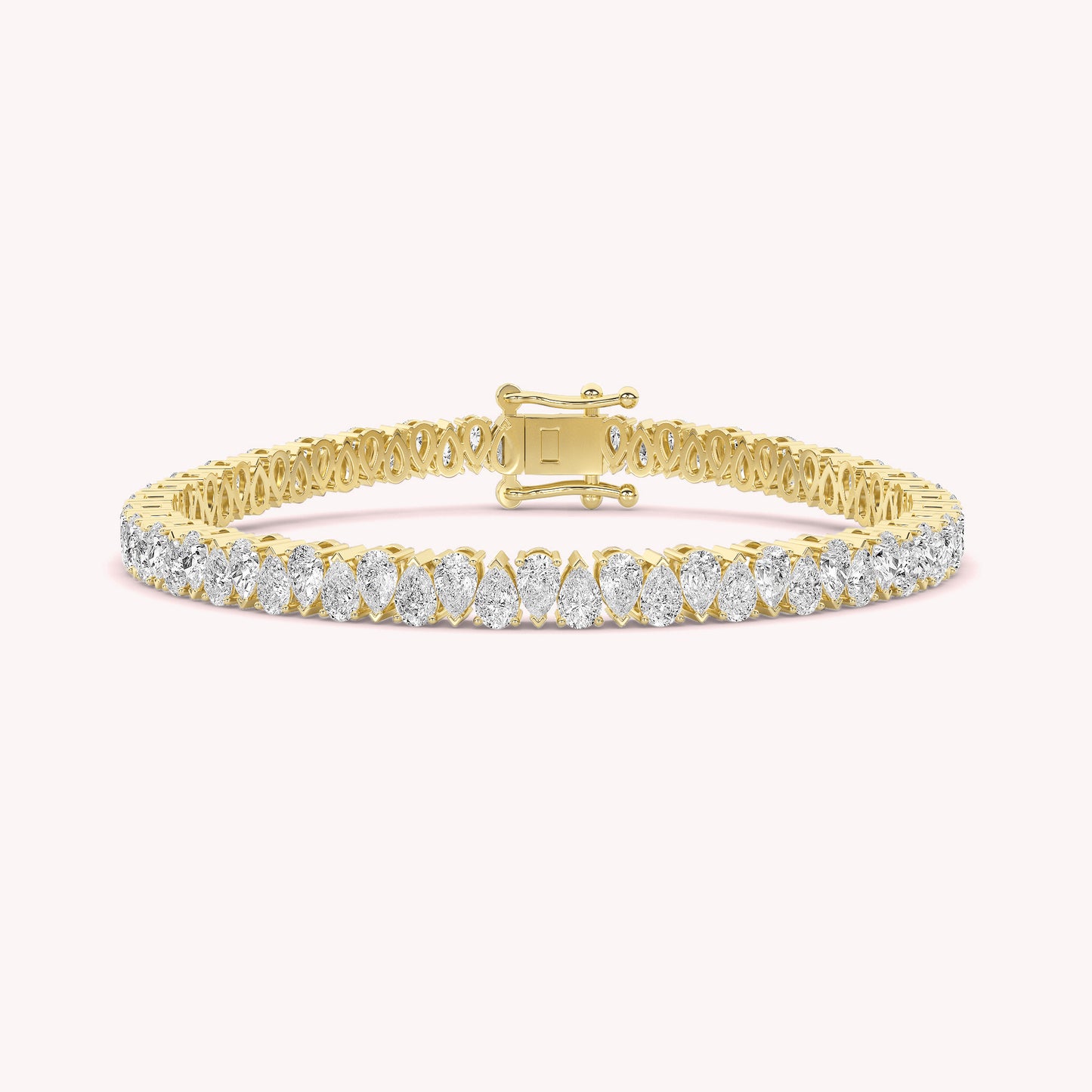 Leah Pear Shape Tennis Bracelet