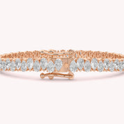 Leah Pear Shape Tennis Bracelet