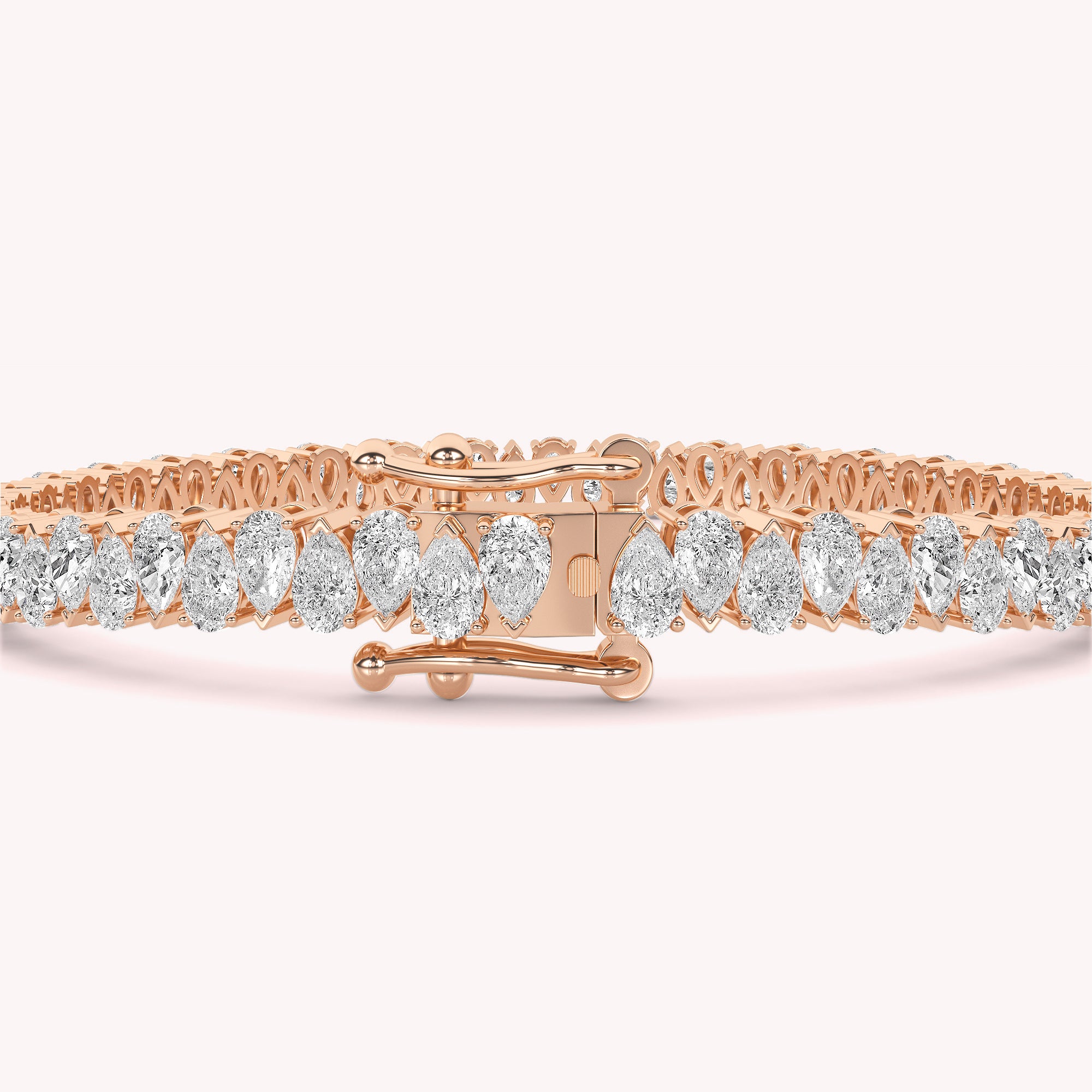 Leah Pear Shape Tennis Bracelet