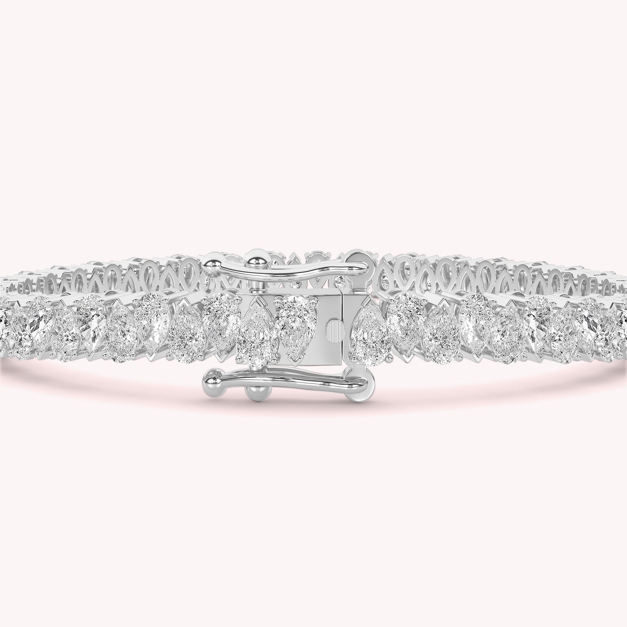 Leah Pear Shape Tennis Bracelet