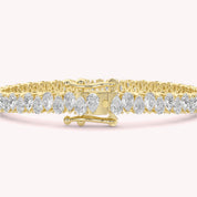 Leah Pear Shape Tennis Bracelet