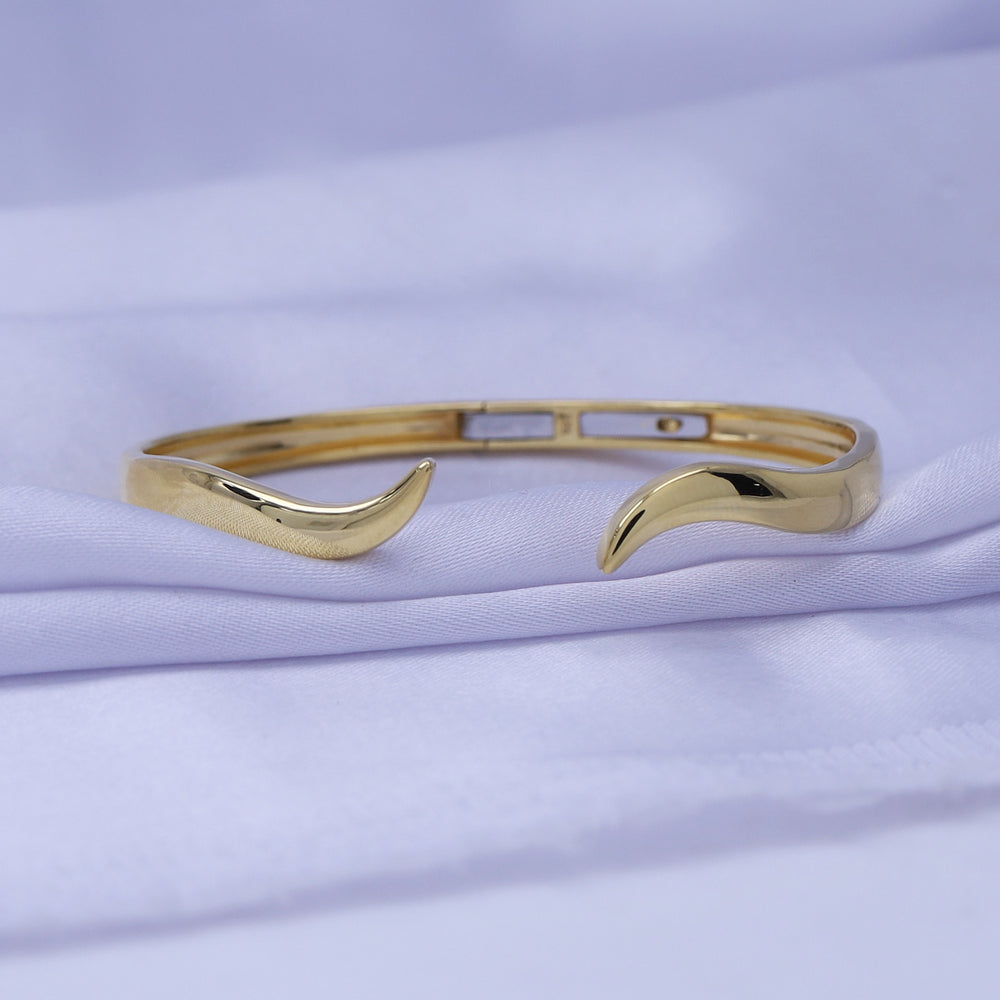 
                      
                        Classic Curl Cuff Bracelet For Women In 10K Or 14K Solid Gold & 925 Sterling Silver Cuff Bangle Jewelry Gifts
                      
                    