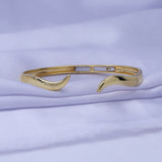 Classic Curl Cuff Bangle Bracelet