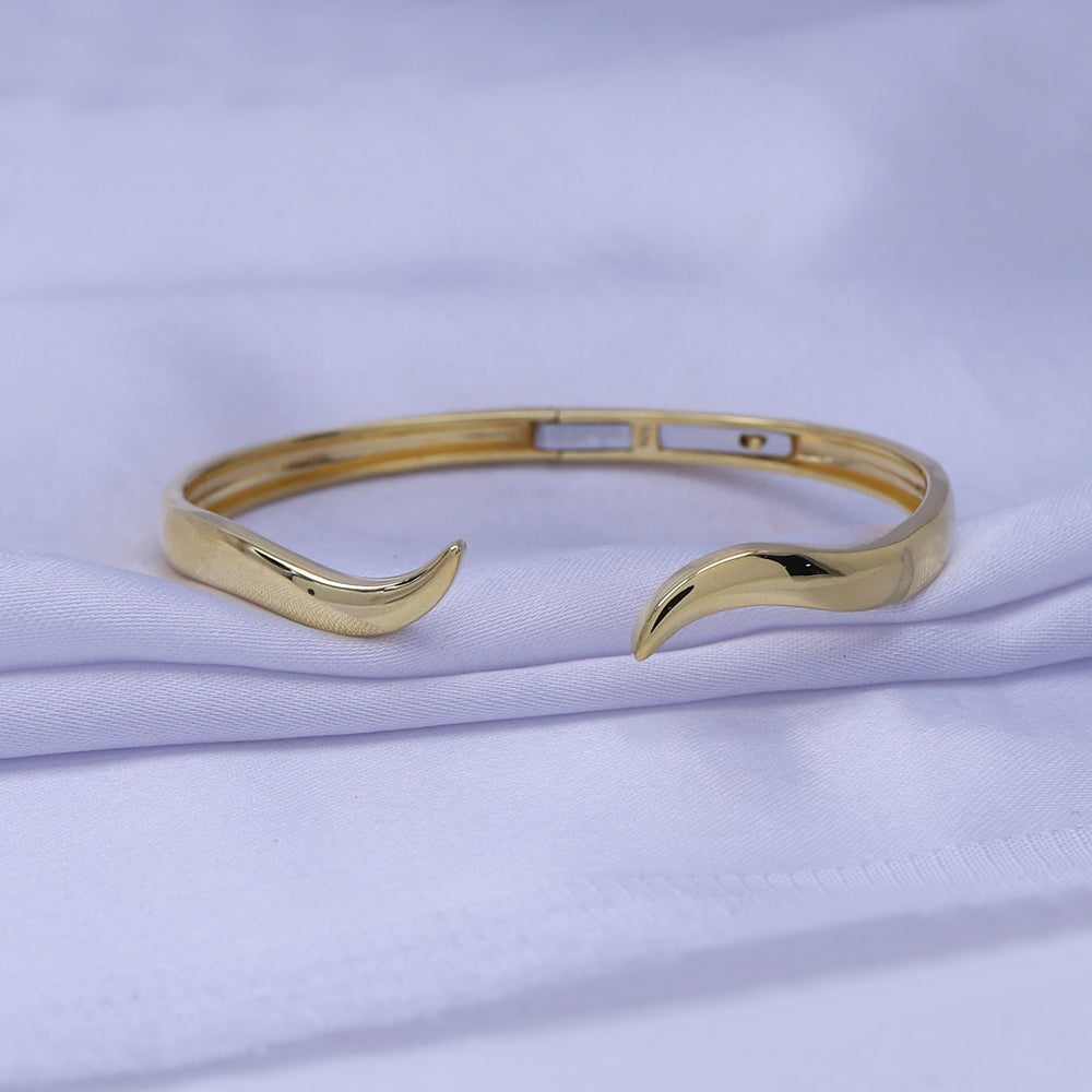 
                      
                        Classic Curl Cuff Bracelet For Women In 10K Or 14K Solid Gold & 925 Sterling Silver Cuff Bangle Jewelry Gifts
                      
                    