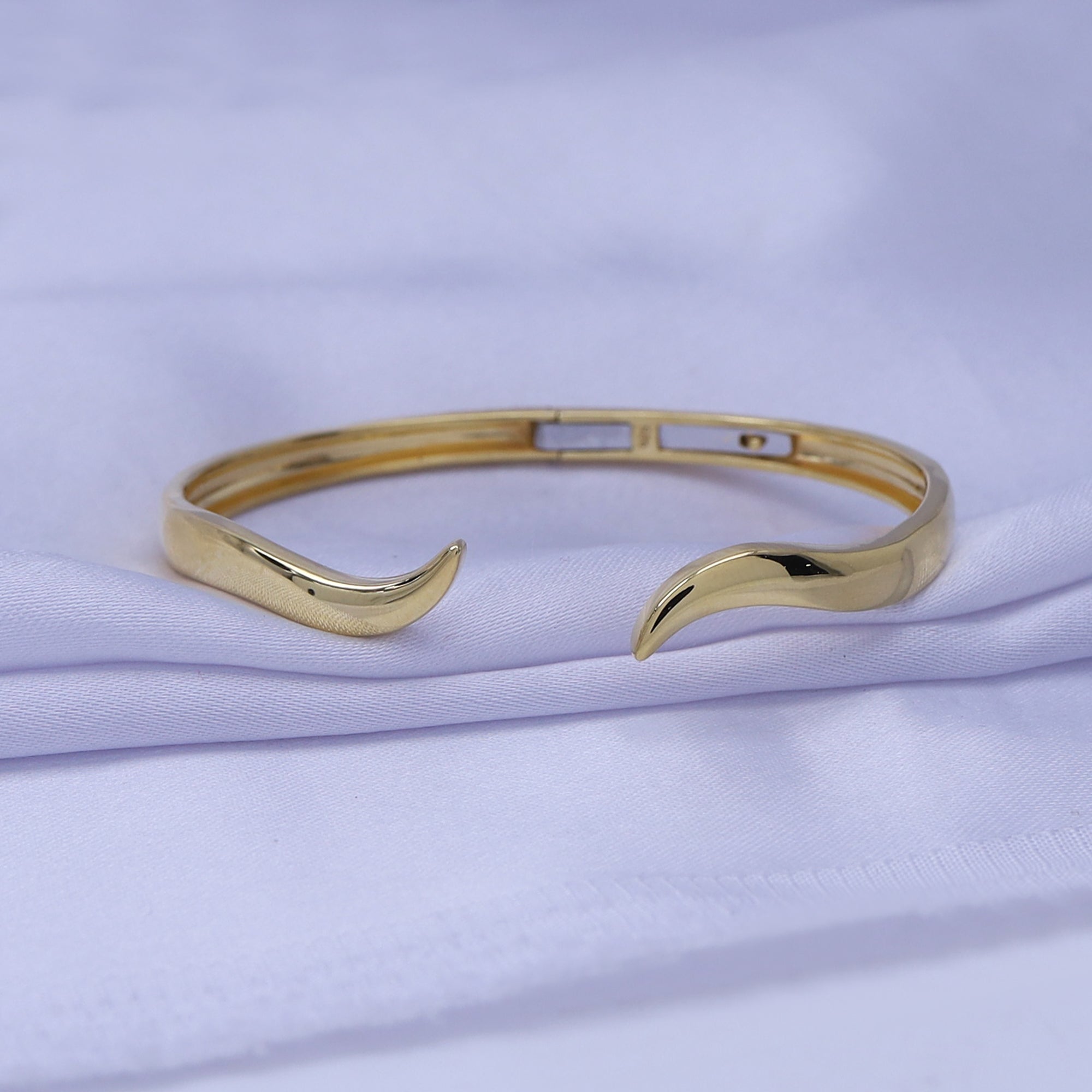 Classic Curl Cuff Bangle Bracelet