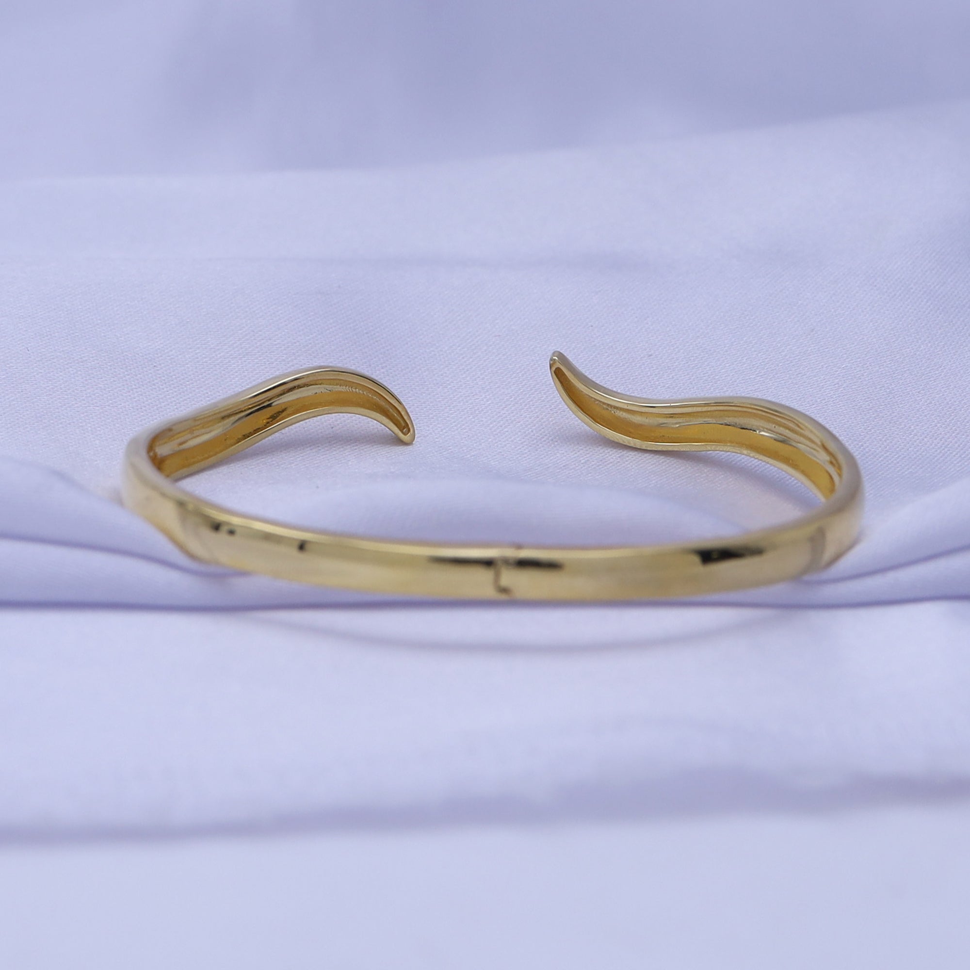 Classic Curl Cuff Bangle Bracelet