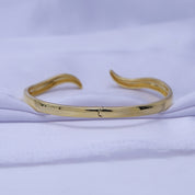 Classic Curl Cuff Bangle Bracelet