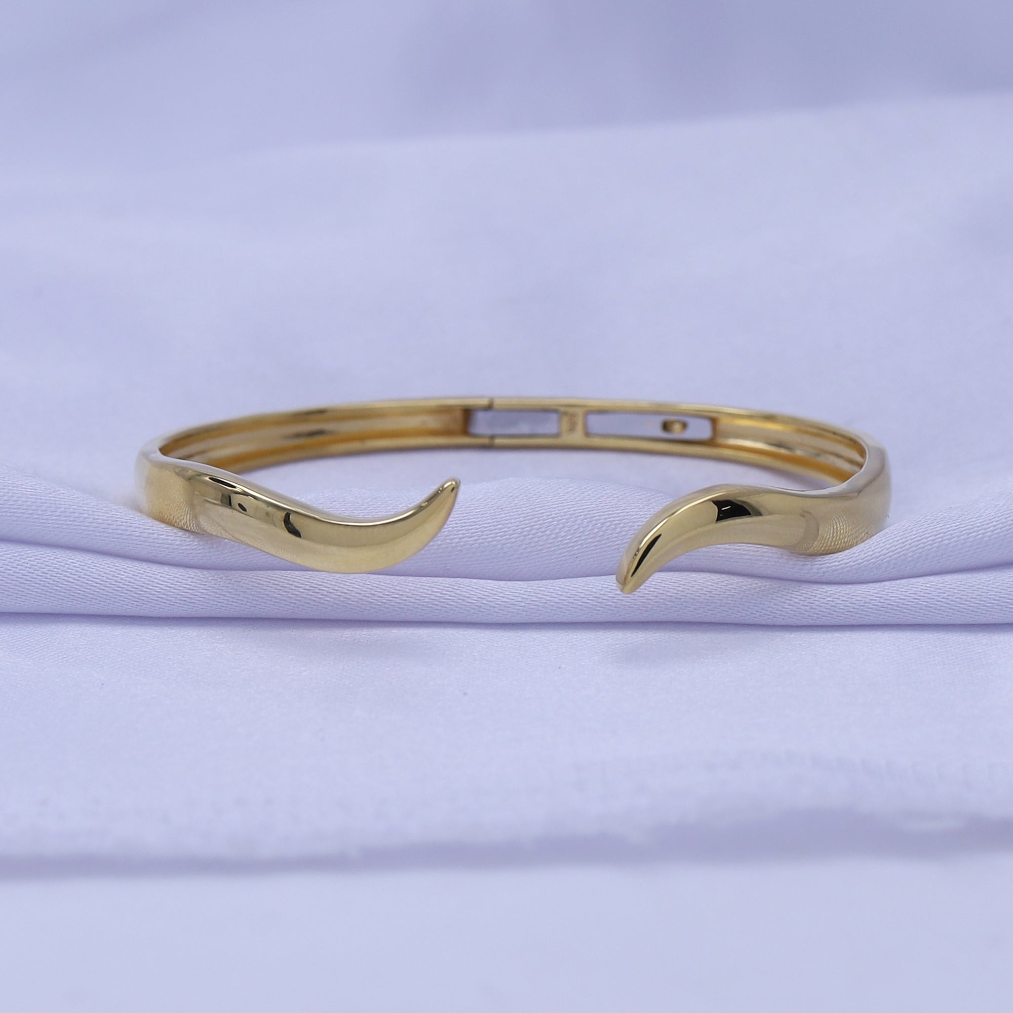 Classic Curl Cuff Bangle Bracelet