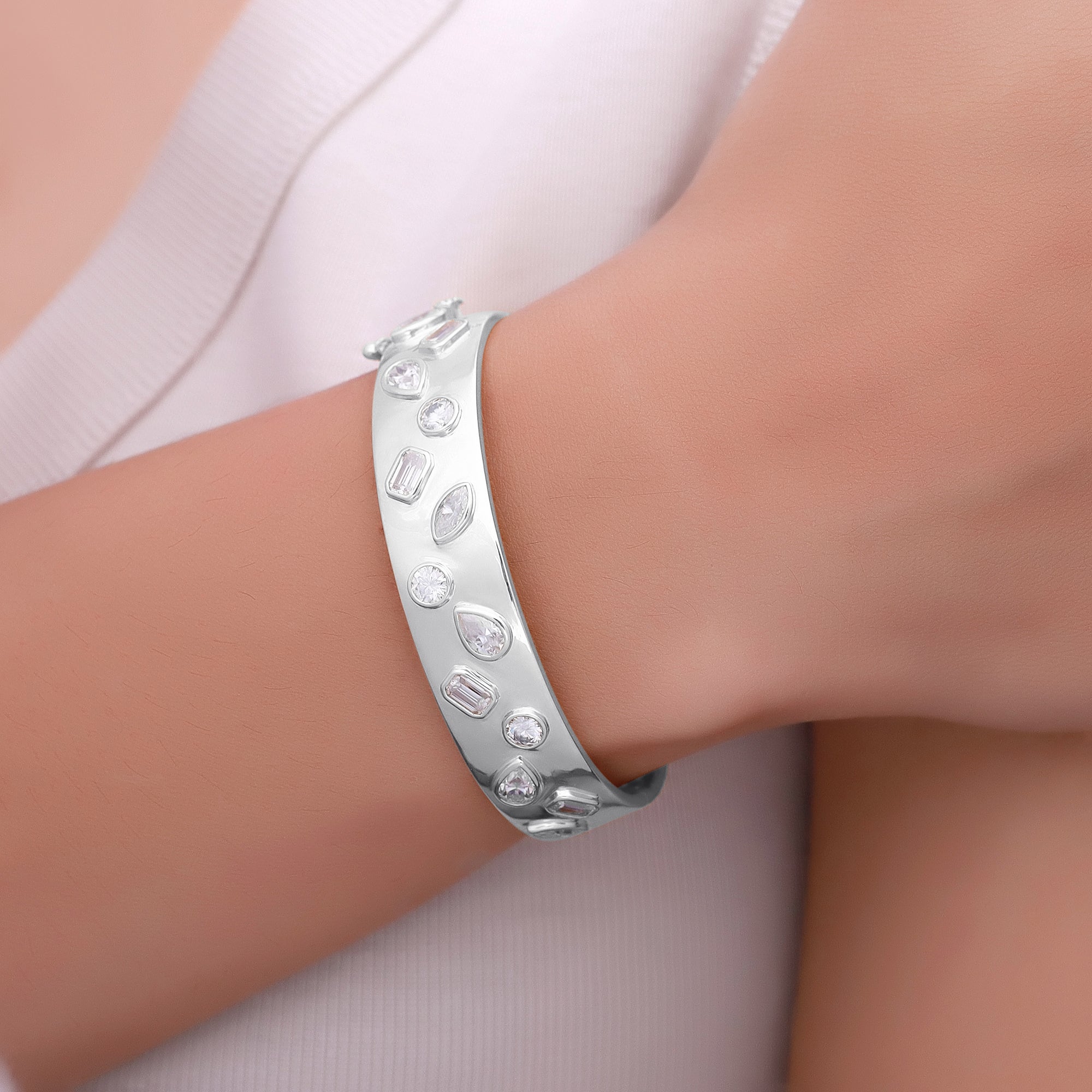 Multi shape Moissanite Bracelet