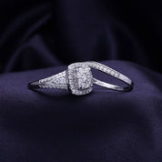 Halo Engagement Bridal Set Lab Grown Diamond Ring