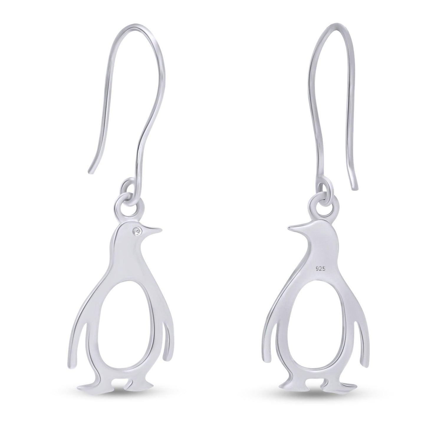 Load image into Gallery viewer, Penguin Hook Earrings Jewelry for Women in 925 Sterling Silver
