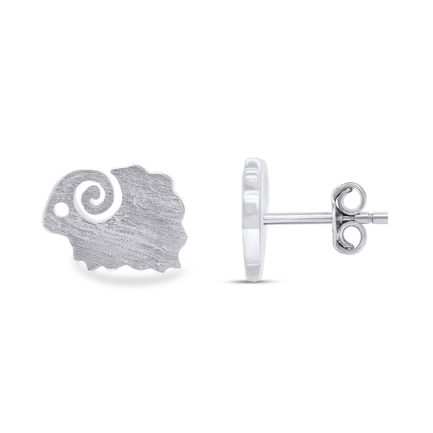 Sheep Stud Earrings Jewelry for Women in 925 Sterling Silver