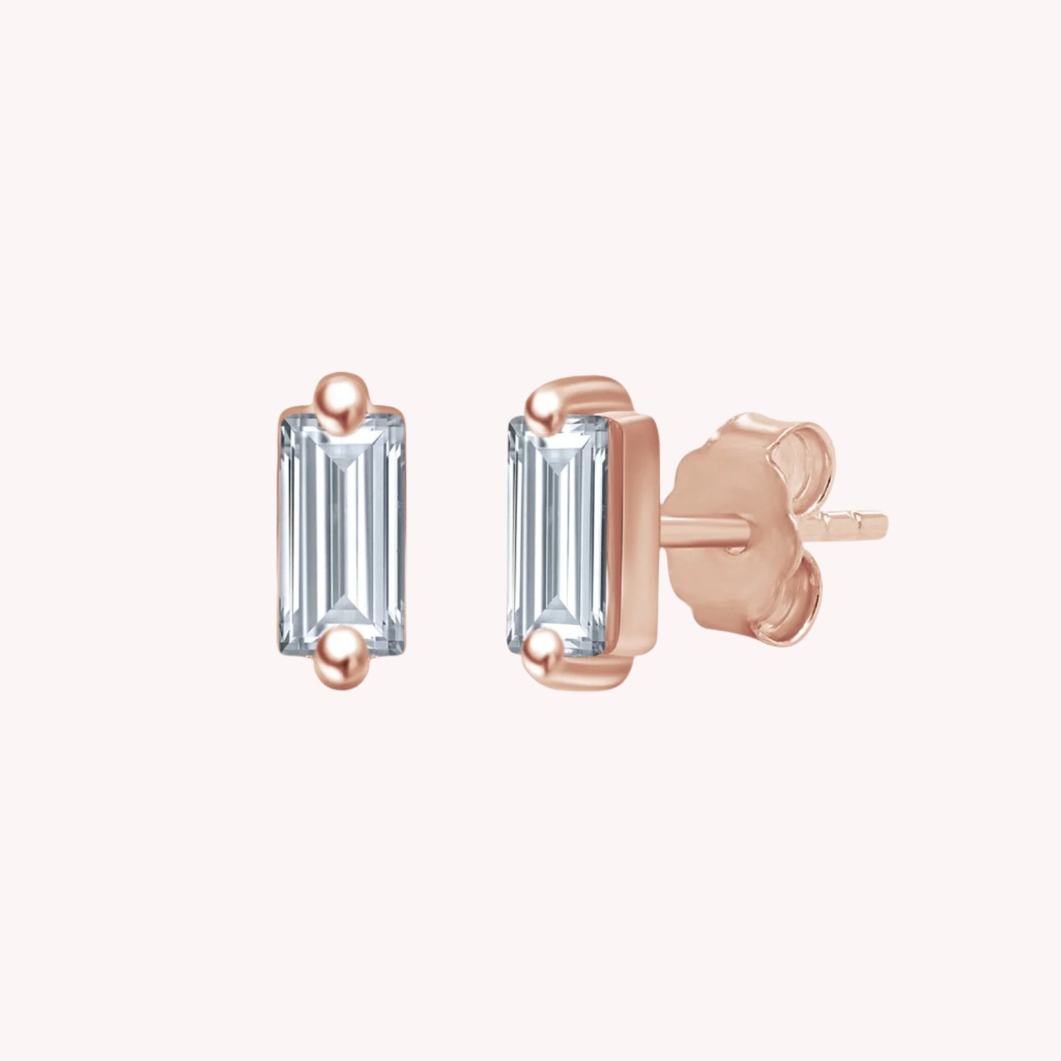 Dainty Stud Engagement Earring