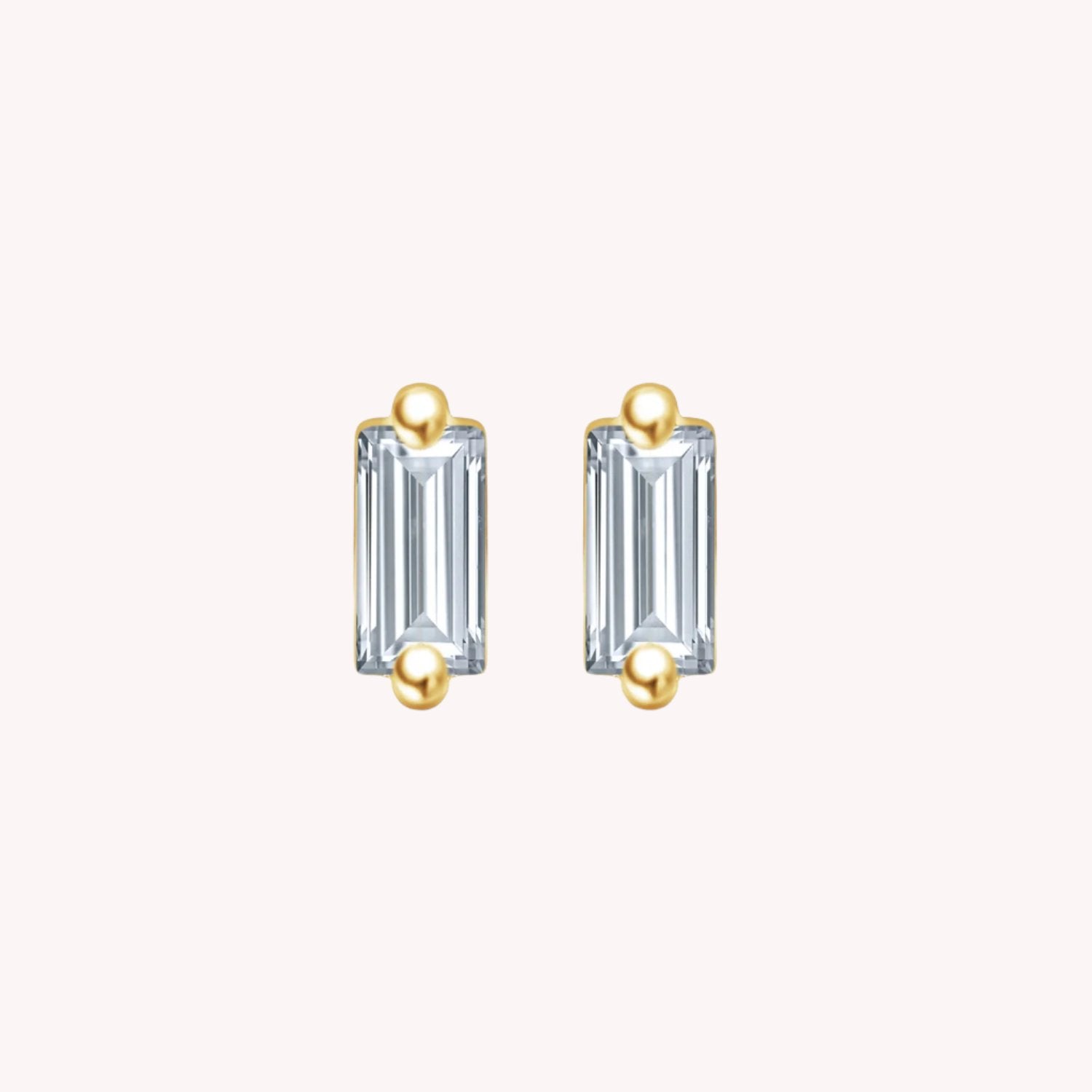 Dainty Stud Engagement Earring