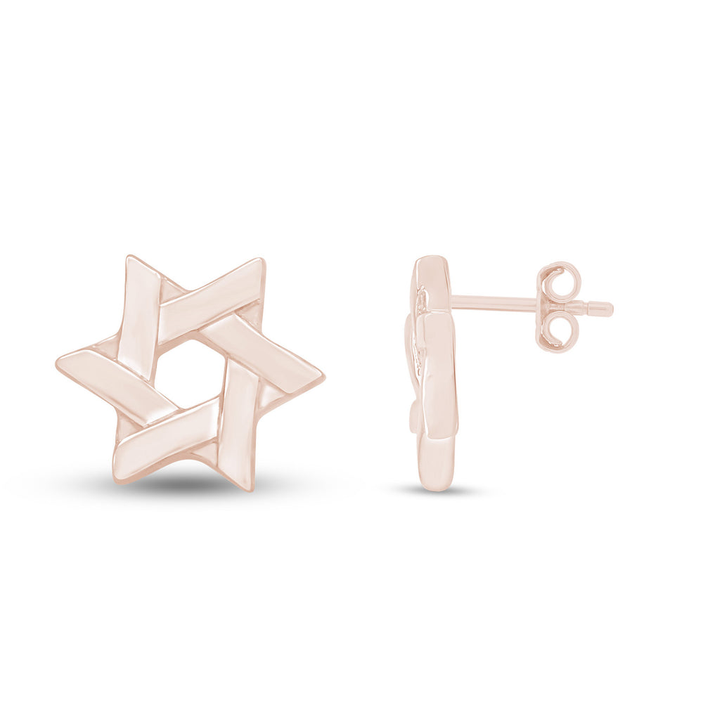 
                      
                        Messianic Star Of David Stud Earrings for Women in 925 Sterling Silver With Push Back
                      
                    