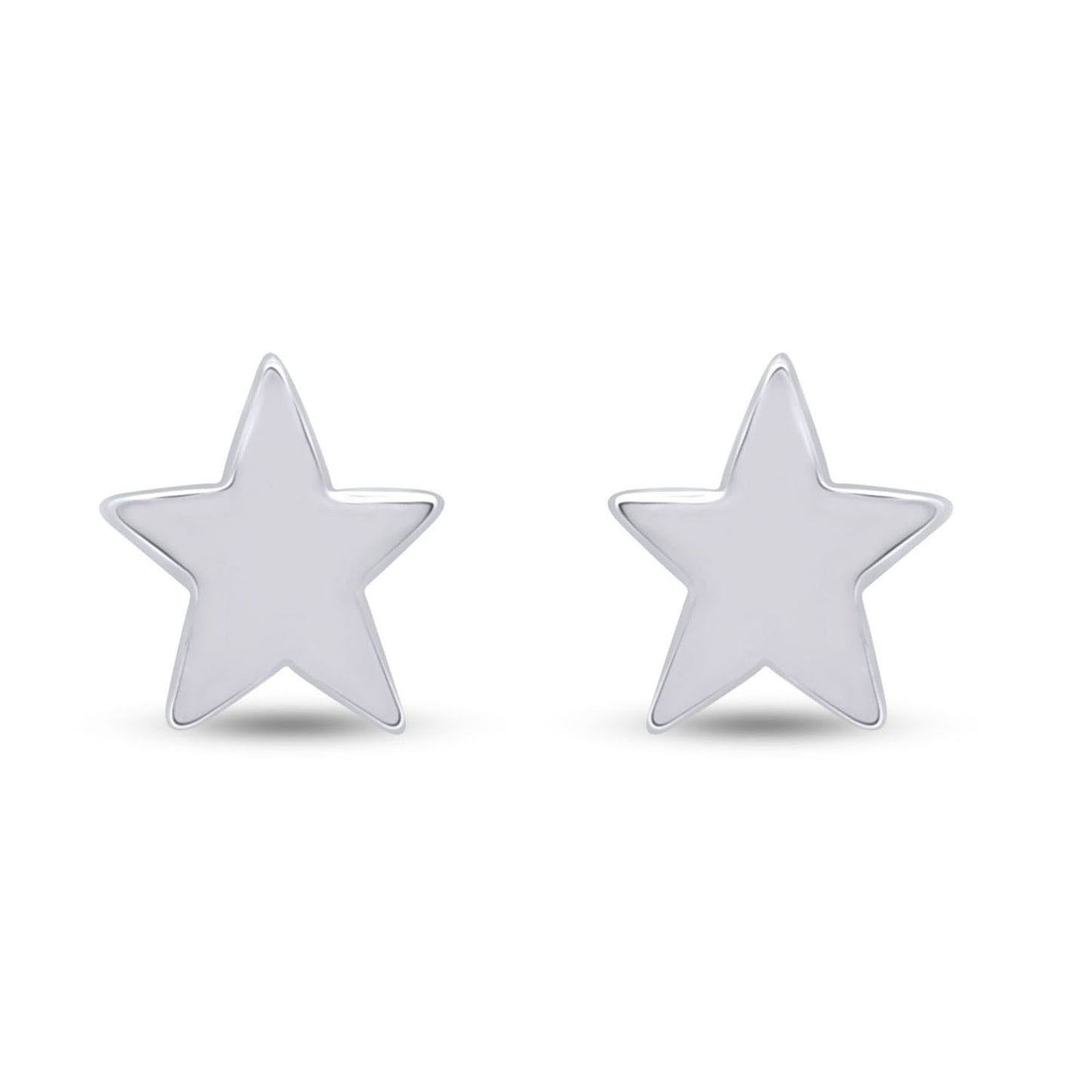 Load image into Gallery viewer, Star Stud Earrings in 925 Sterling Silver Push Back Jewelry for Women
