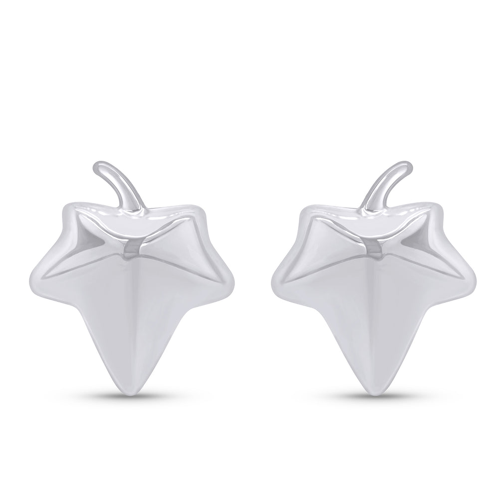 
                      
                        Ivy Leaf Stud Earrings for Women in 925 Sterling Silver Push Back
                      
                    