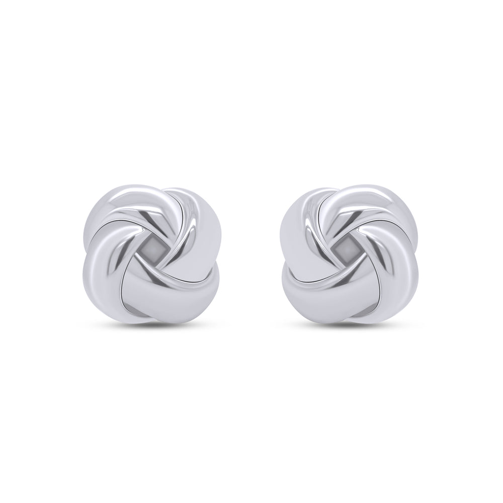 
                      
                        Love Knot Stud Earrings Jewelry for Women in 925 Sterling Silver with Push Back
                      
                    