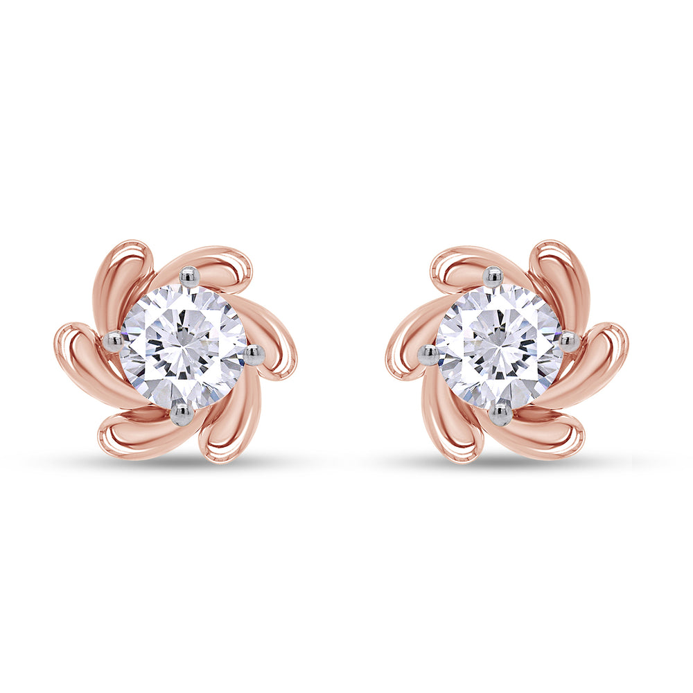 
                      
                        1.50 Carat 6MM Round Lab Created Moissanite Diamond Pinwheel Flower Stud Earrings In 925 Sterling Silver
                      
                    