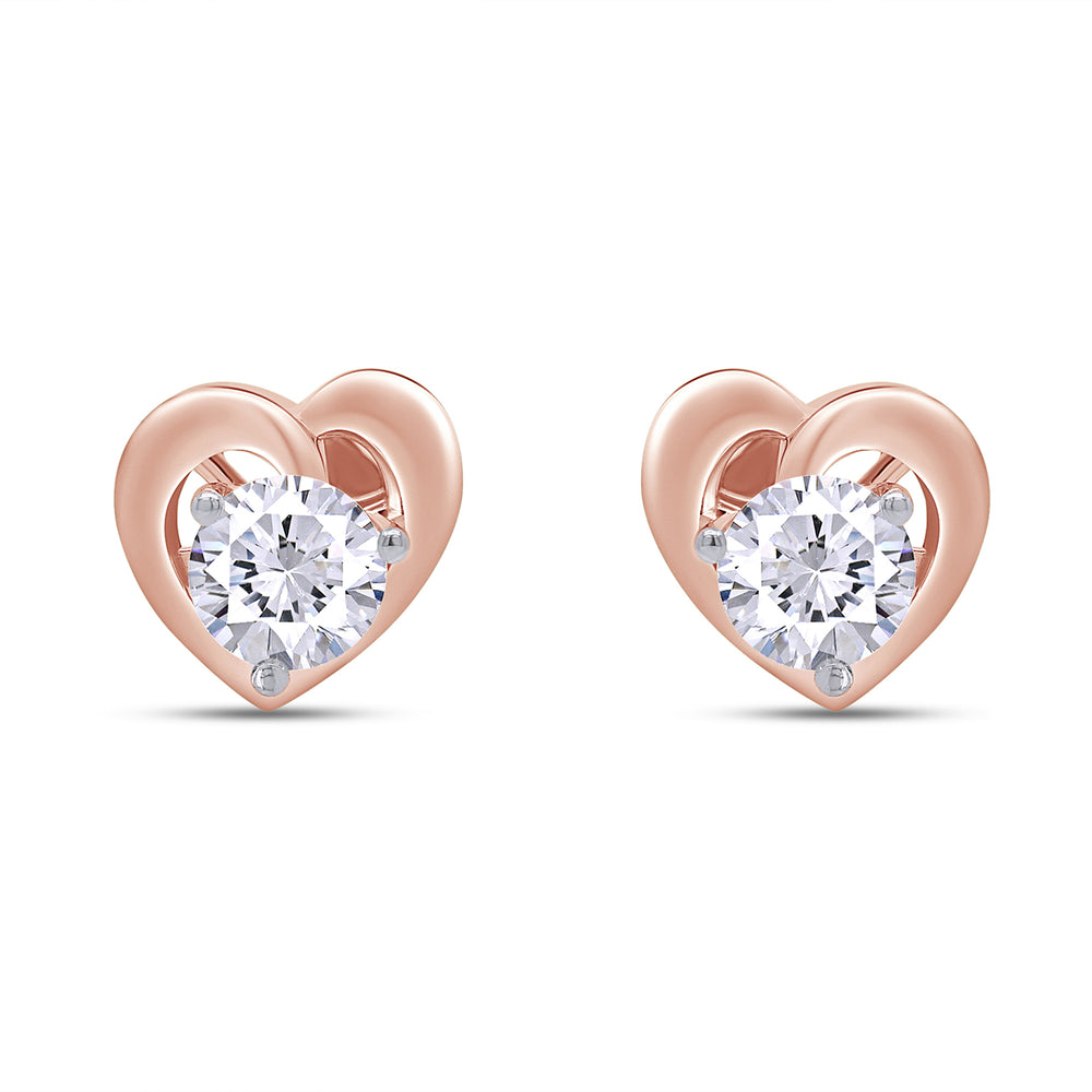 
                      
                        1.50 Carat 6MM Round Lab Created Moissanite Diamond Solitaire Heart Stud Earrings In 925 Sterling Silver
                      
                    