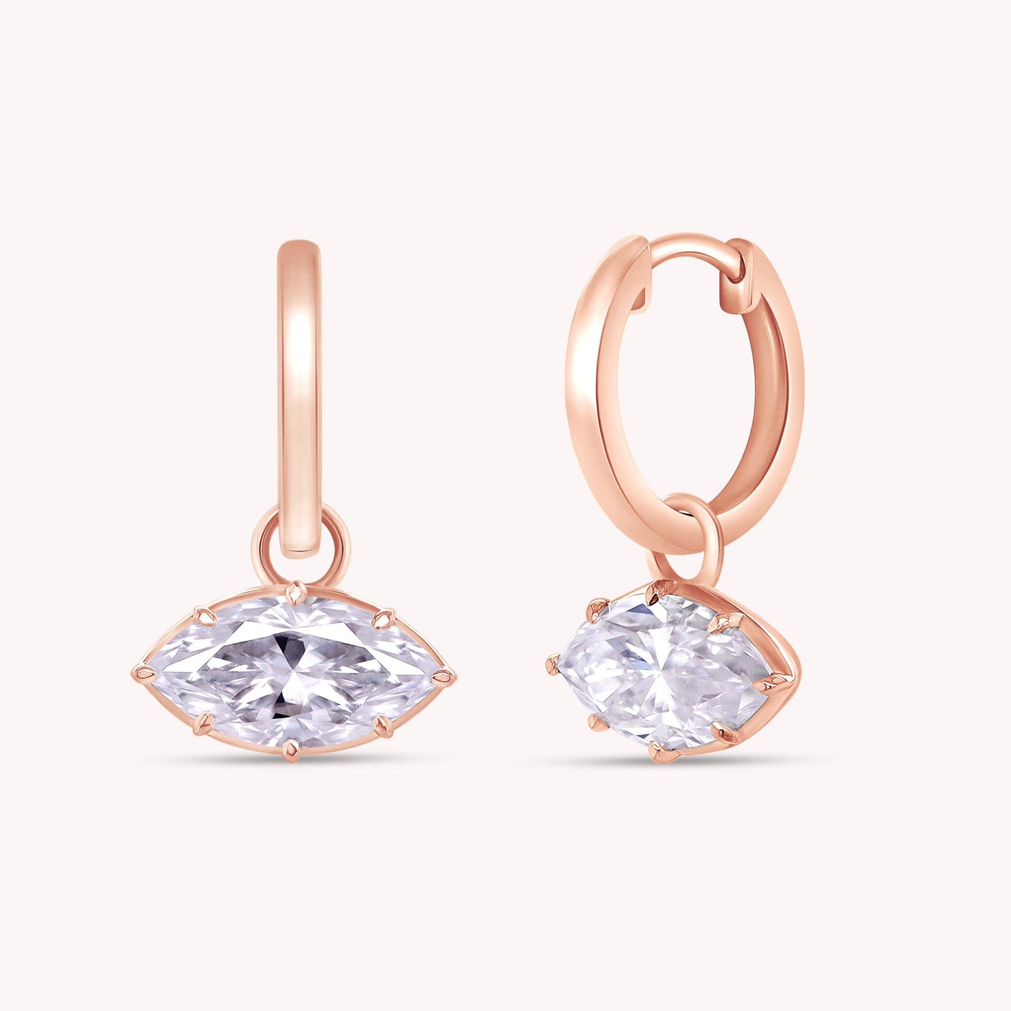 Lab Grown Diamond Marquise Earring