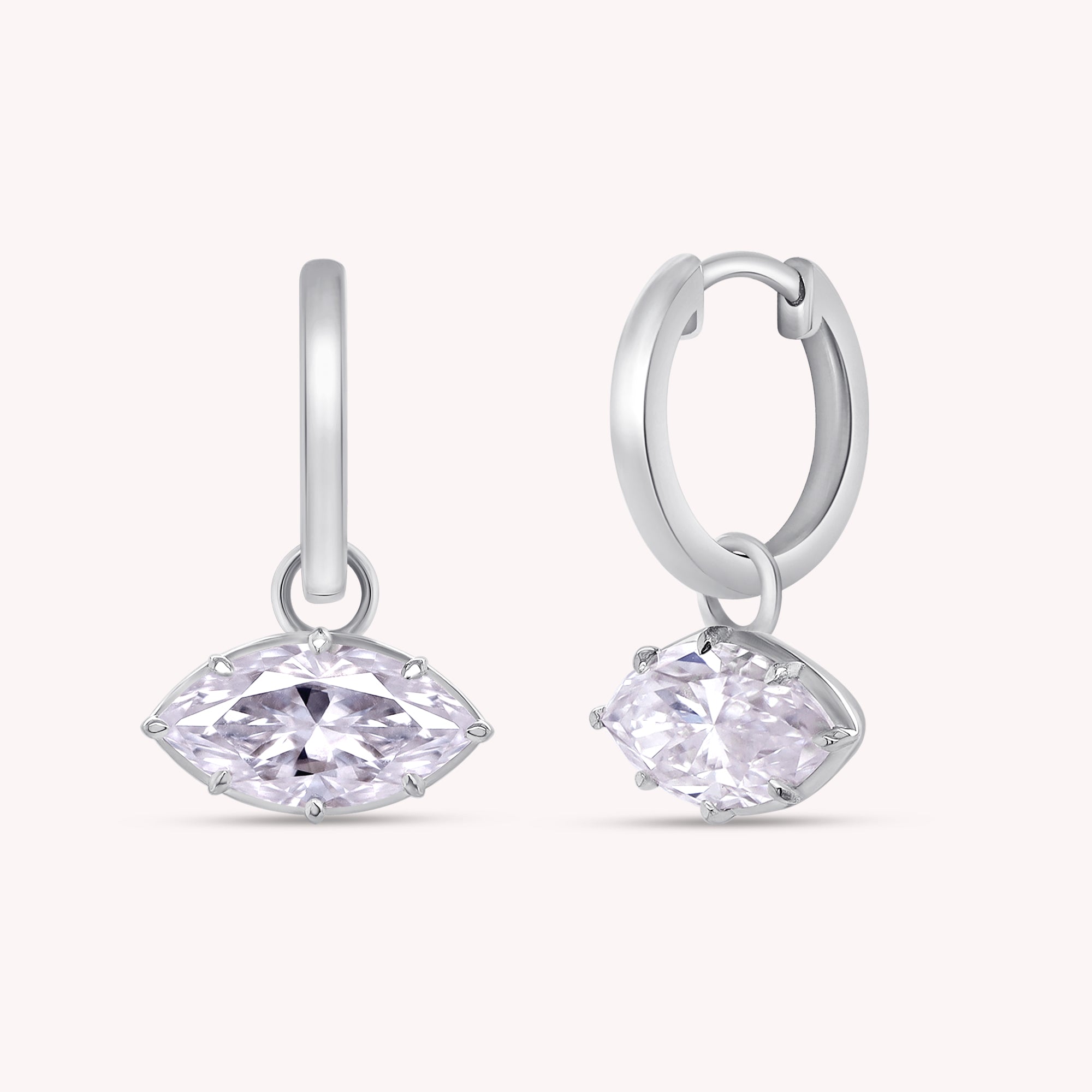 Lab Grown Diamond Marquise Earring