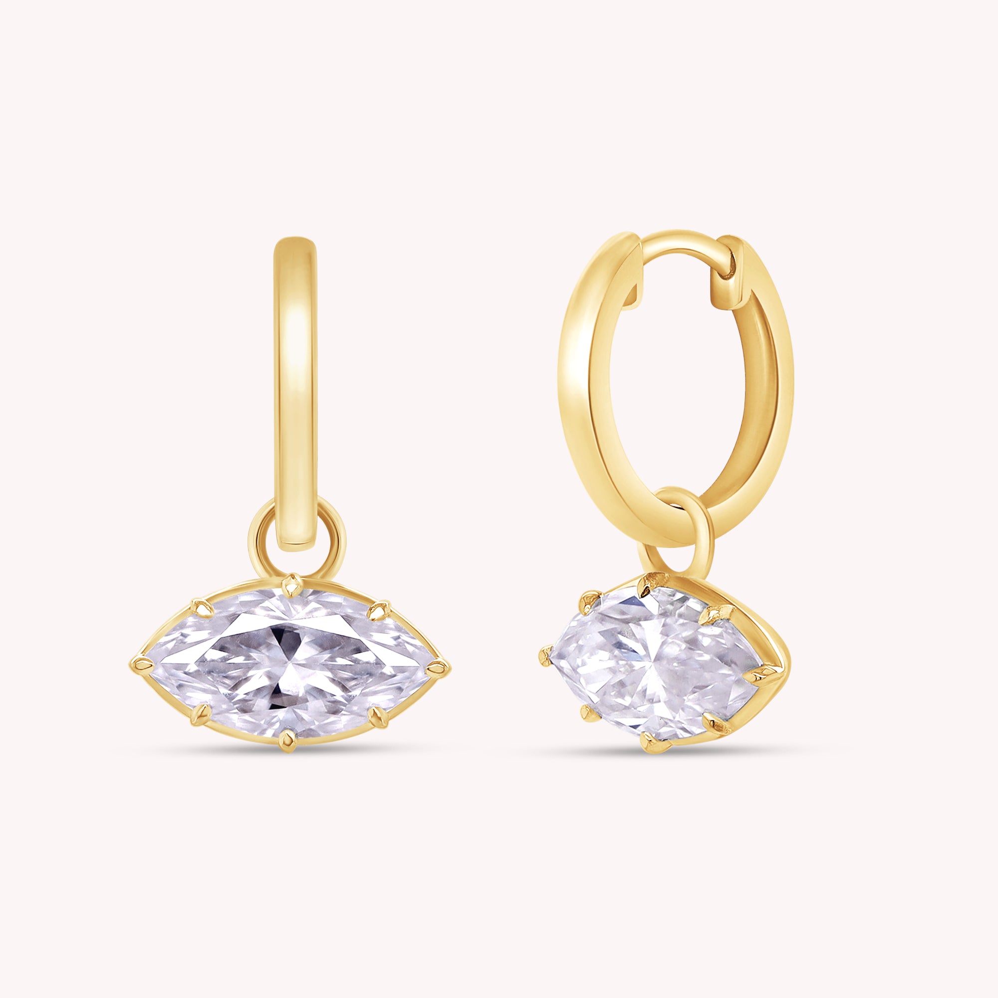 Lab Grown Diamond Marquise Earring
