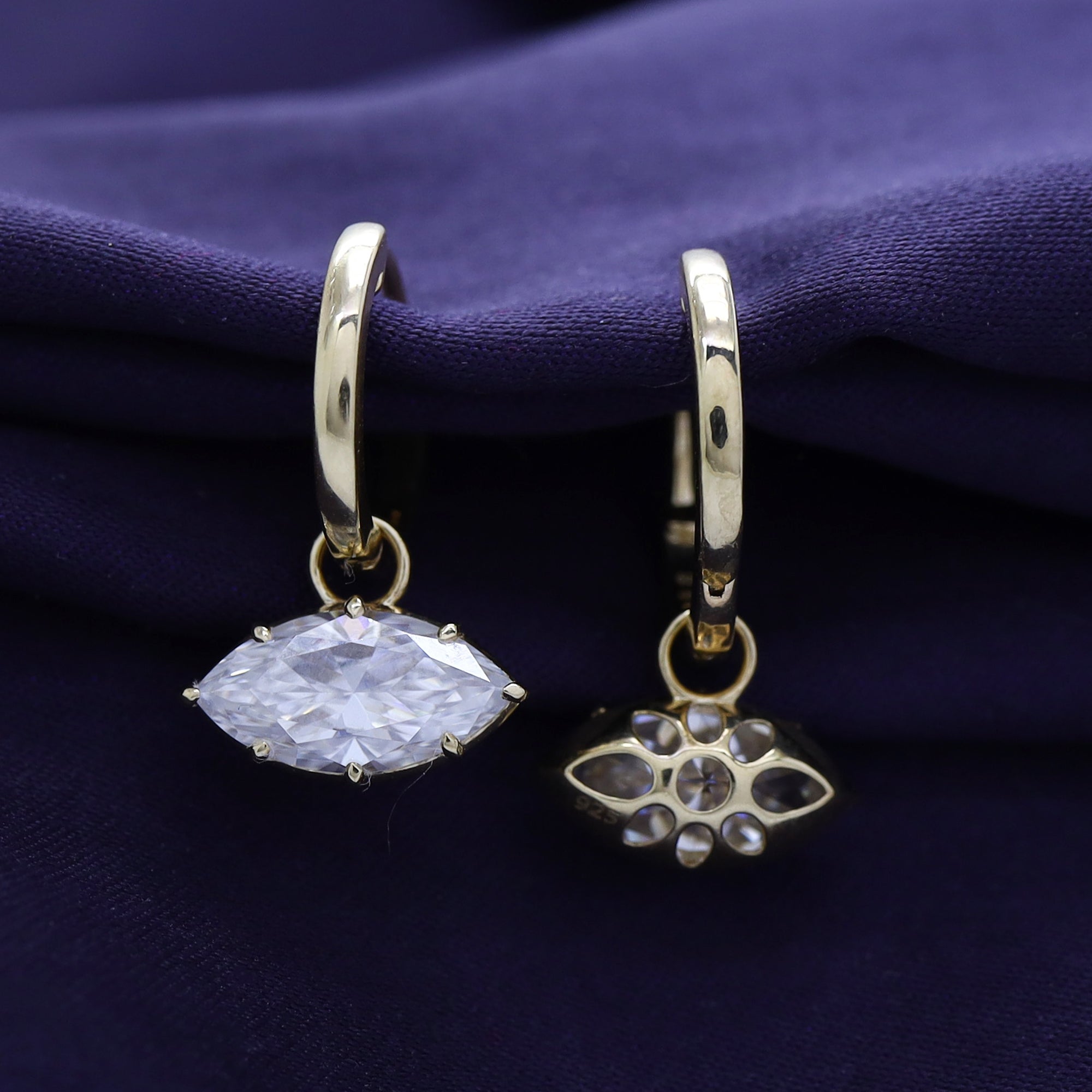 Lab Grown Diamond Marquise Earring