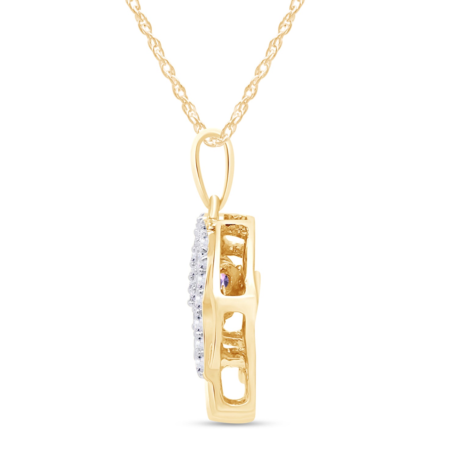 Elephant Pendant Necklace Sterling Silver