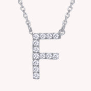 AFFY Moissanite Diamond Alphabet's Letter's Necklaces