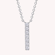 AFFY Moissanite Diamond Alphabet's Letter's Necklaces