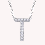 AFFY Moissanite Diamond Alphabet's Letter's Necklaces