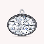 Fancy Shape Moissanite Georgian setting pendants