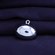 Fancy Shape Moissanite Georgian setting pendants in 925 Sterling Silver