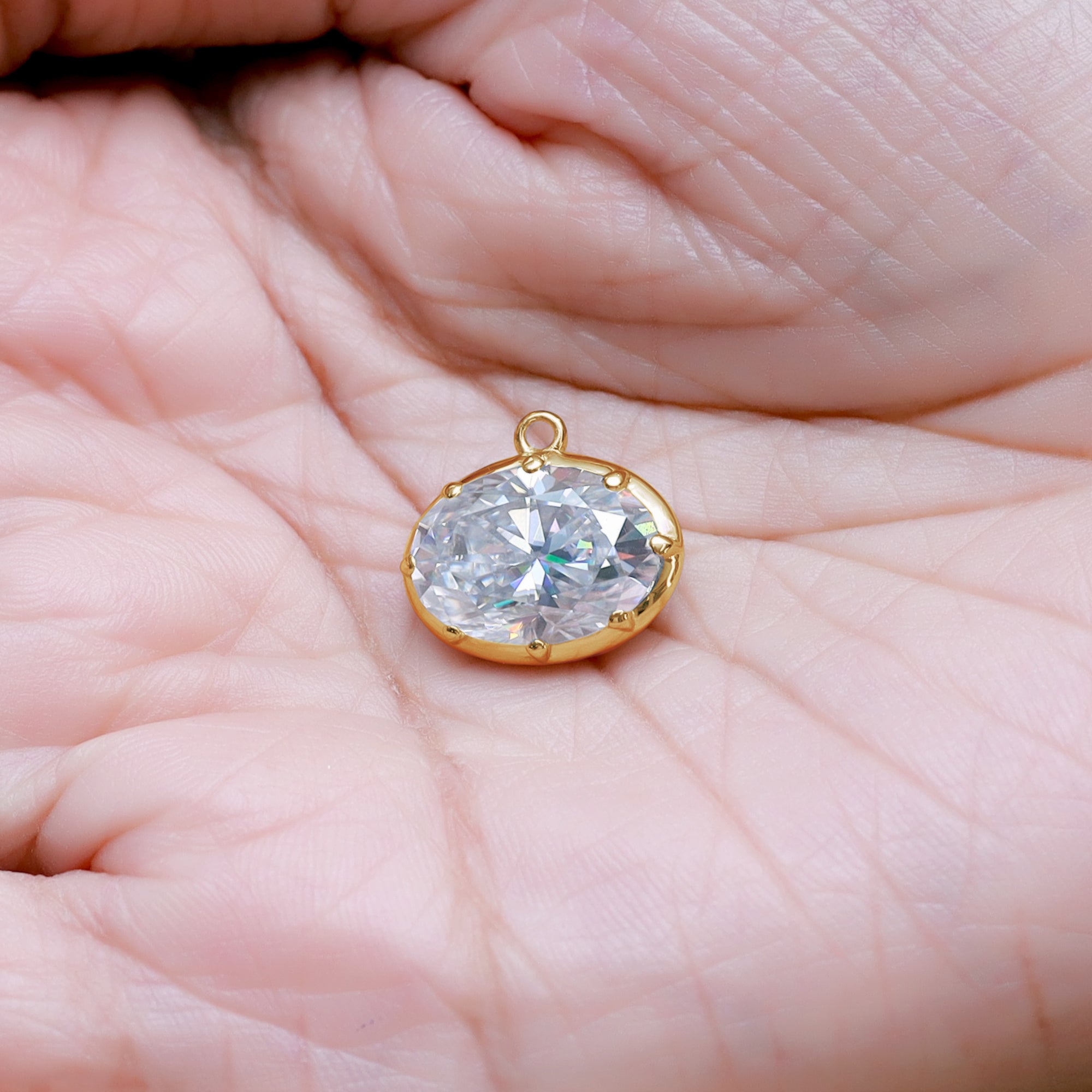 Fancy Shape Moissanite Georgian setting pendants in 925 Sterling Silver