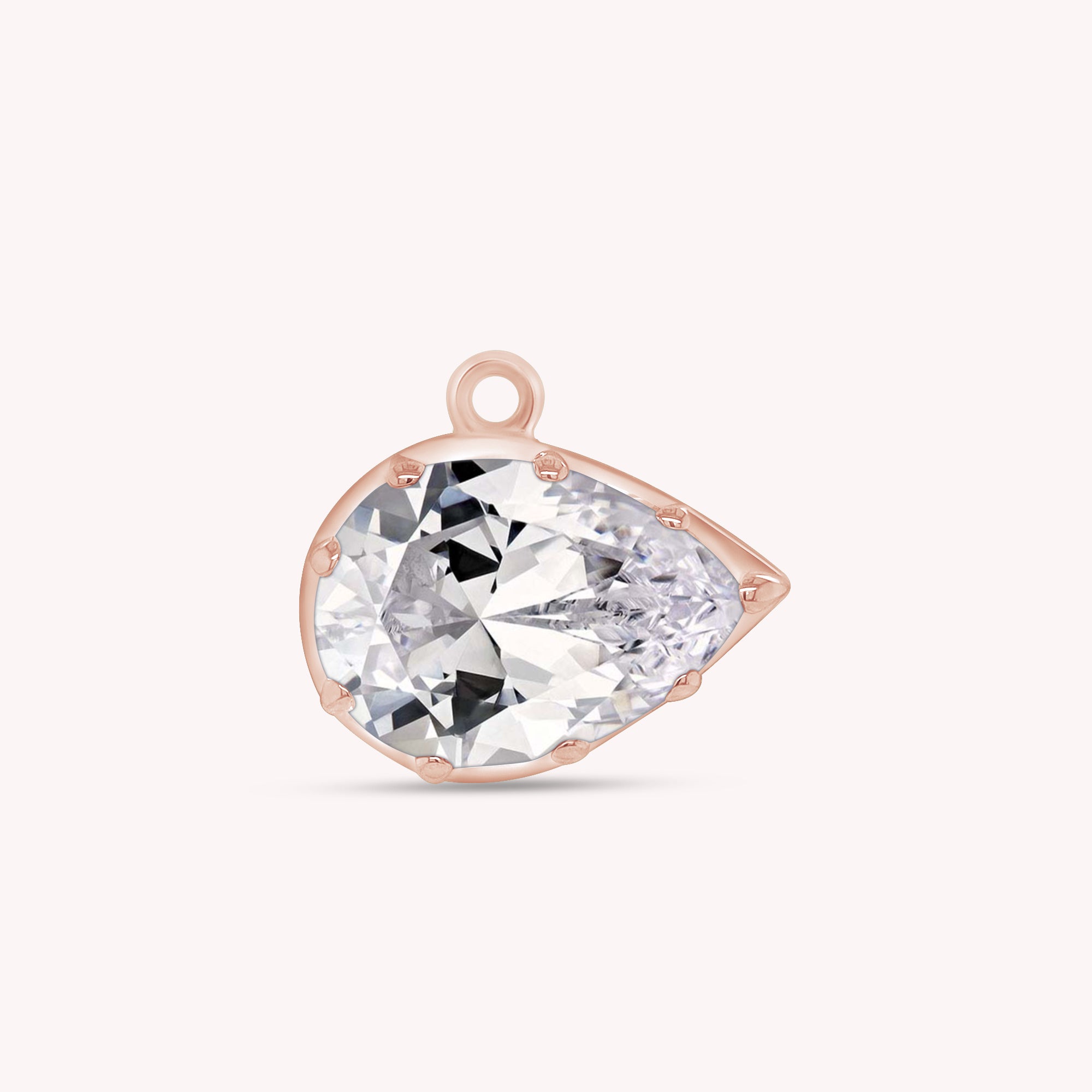Fancy Shape Moissanite Georgian setting pendants in 925 Sterling Silver