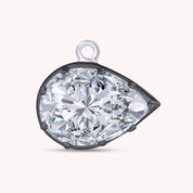 Fancy Shape Moissanite Georgian setting pendants