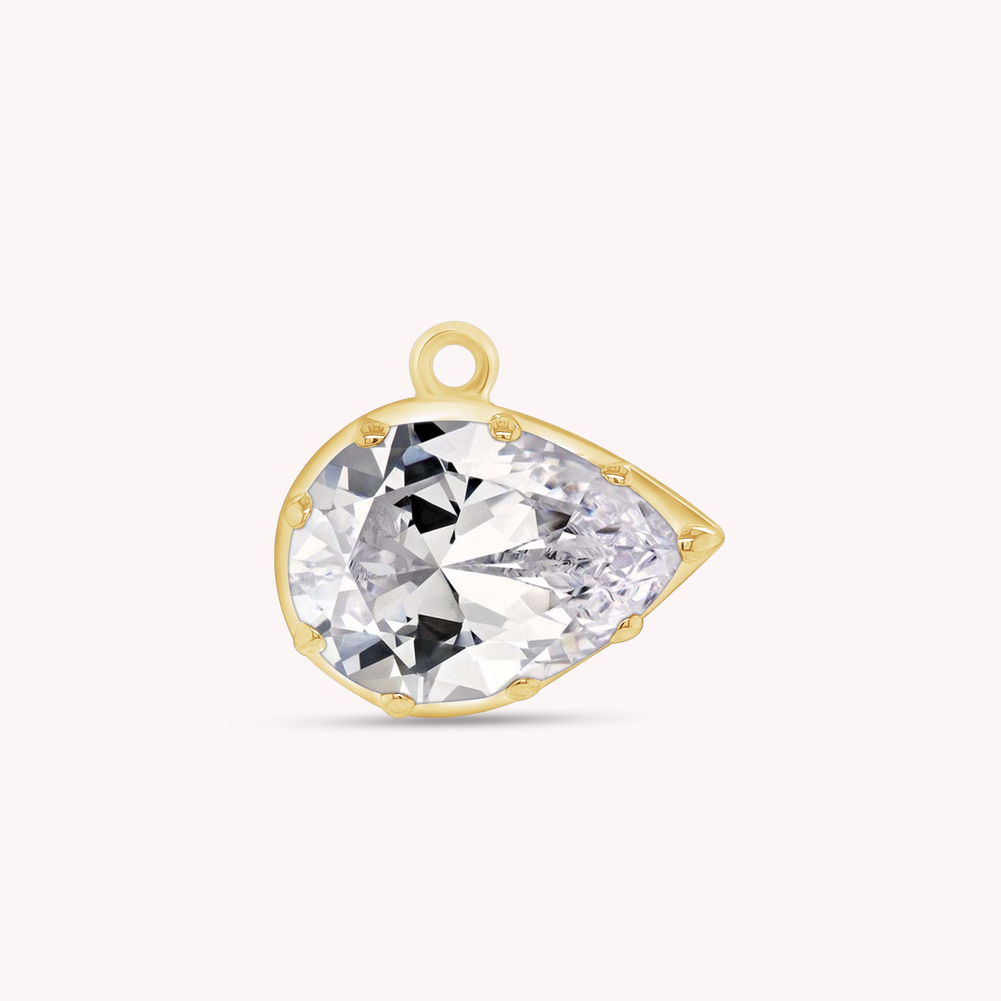 Fancy Shape Moissanite Georgian setting pendants in 925 Sterling Silver